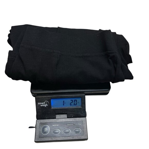 Eileen Fisher Knit Pull On Pants Black Business Office Career Travel Women’s L - Picture 9 of 10